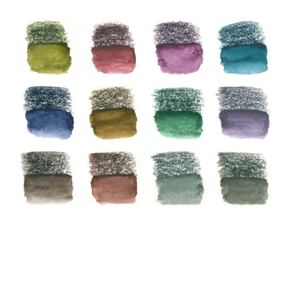 Дрвени Боици Tinted 12Pc