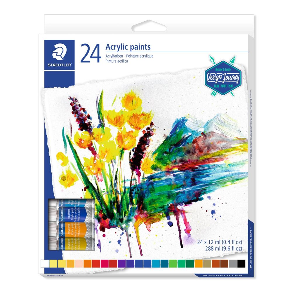 Акрилни Бои Сет 24Pc
