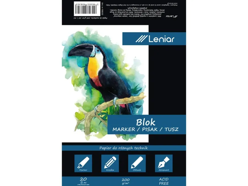 Скечблок маркер 200гр. А5-Leniar