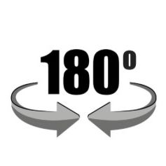 Ротирање 180° ⟳