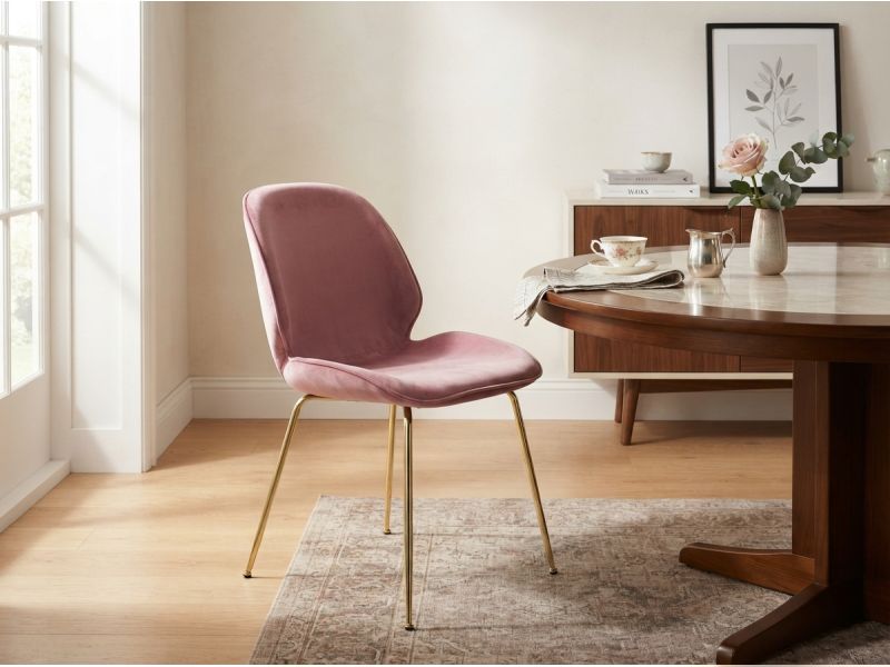 S-Adrien Velvet Chair