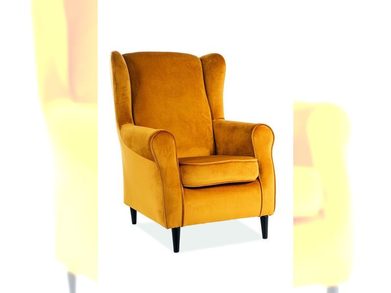 S-Baron Velvet Armchair