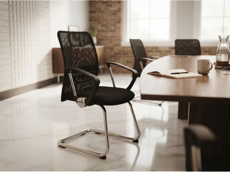 H-Vire Skid Visitor Chair