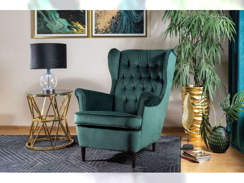 S-Harry Velvet Armchair