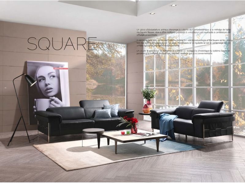 Square 3+2 Sofa Set