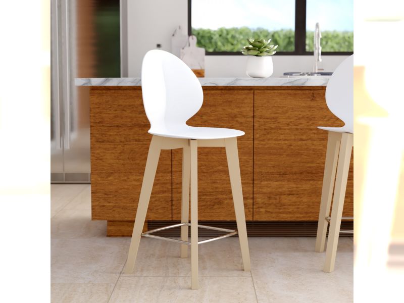 Basil Wood Bar Chair