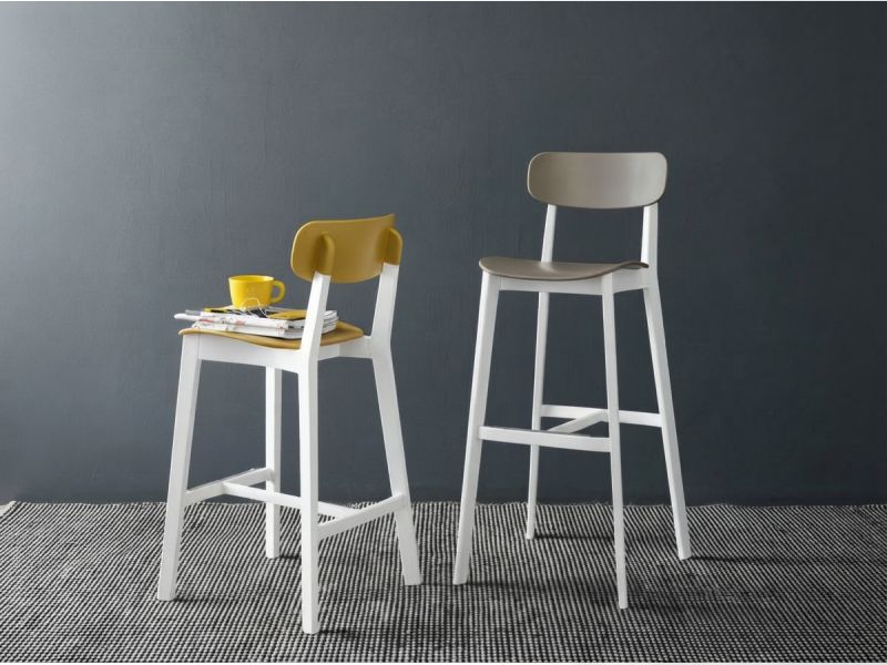 Cream Bar Chair