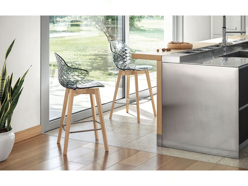Saint Tropez Wood Bar Chair