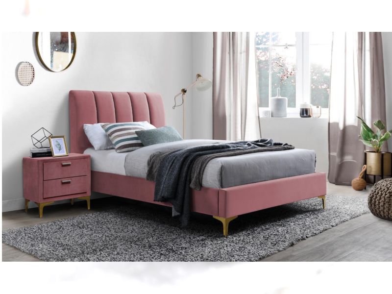 S-Mirage 90 Velvet Bed