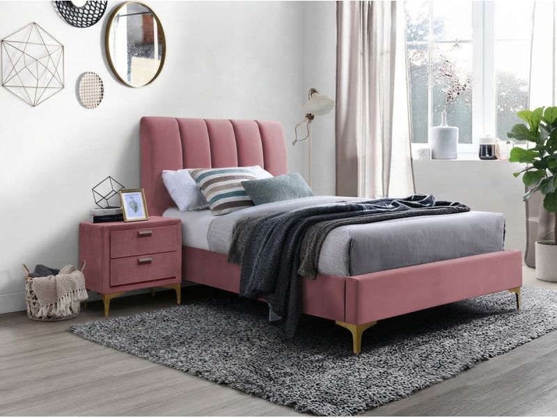 S-Mirage 90 Velvet Bed