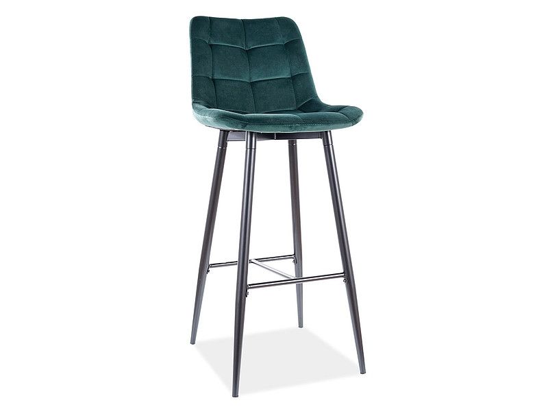 S-Chic Velvet Bar Chair