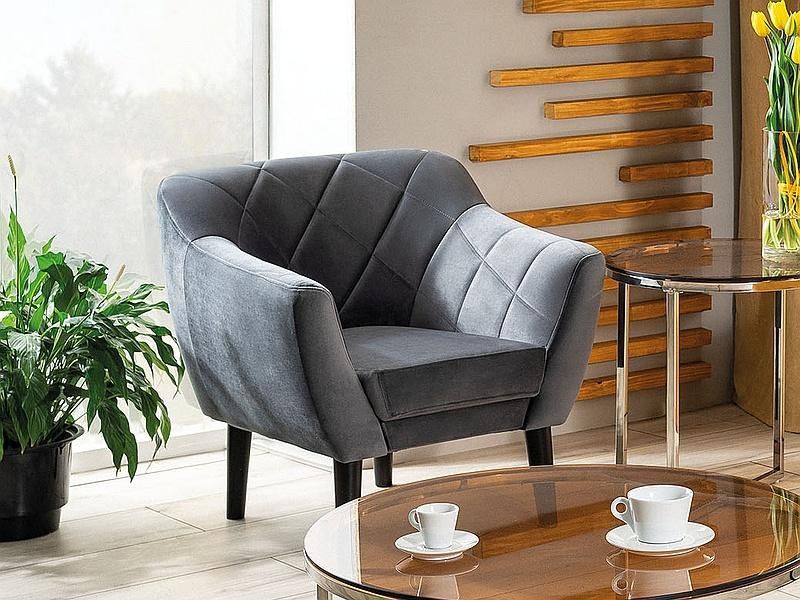 S-Karo 1 Velvet Armchair