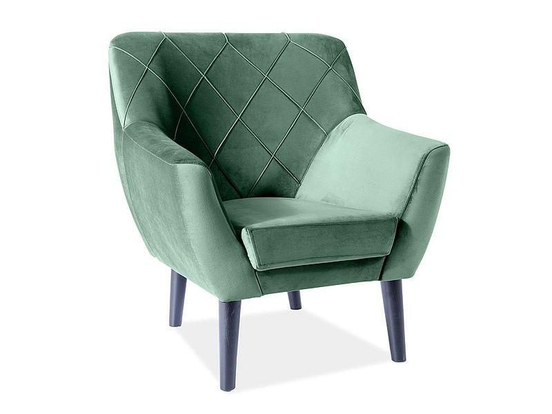 S-Kier 1 Velvet Armchair