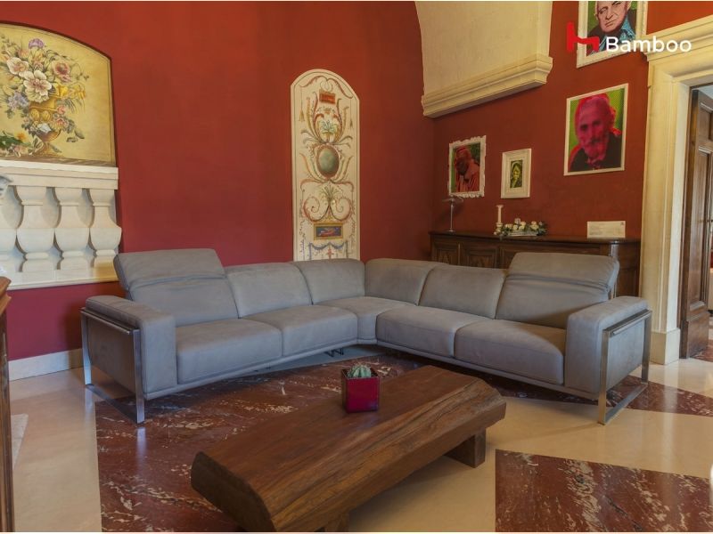 Bamboo Corner Sofa