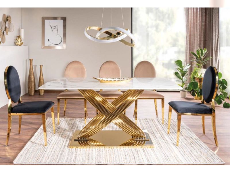 S-King Velvet Chair