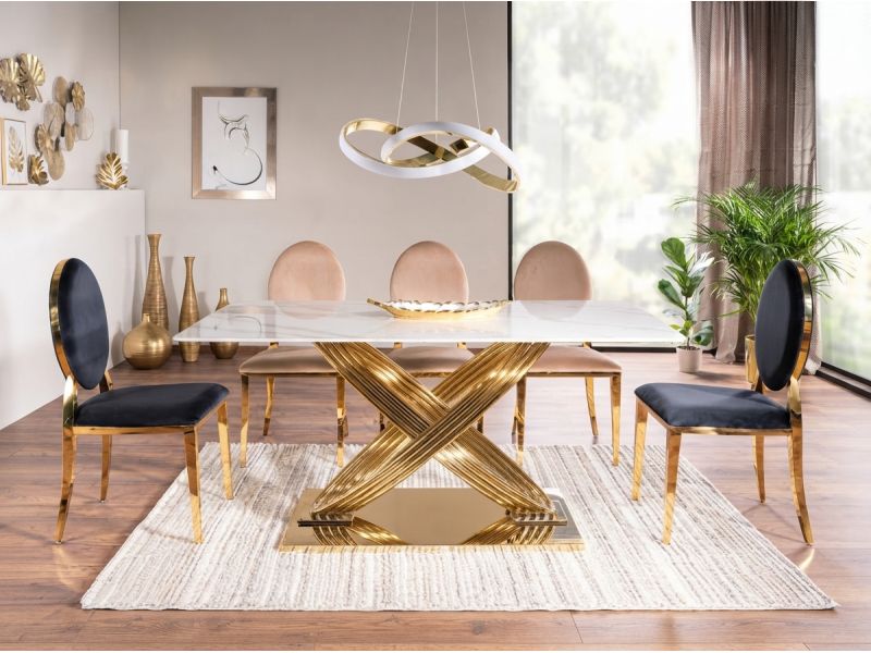 S-King Velvet Chair