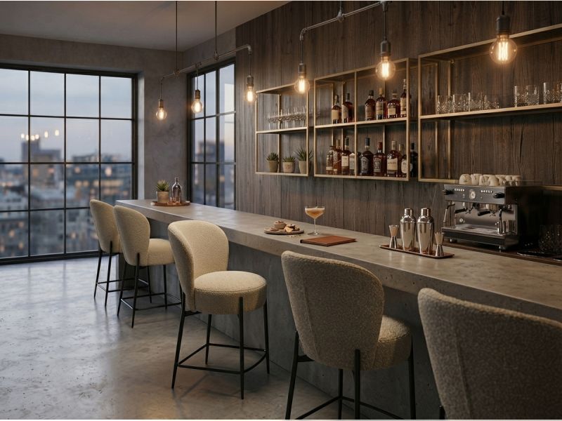 H-H-126 Bar Chair