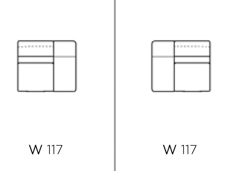 Domus 168/169 Sofa Element