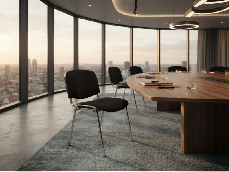 Iso Chrome Visitor Chair