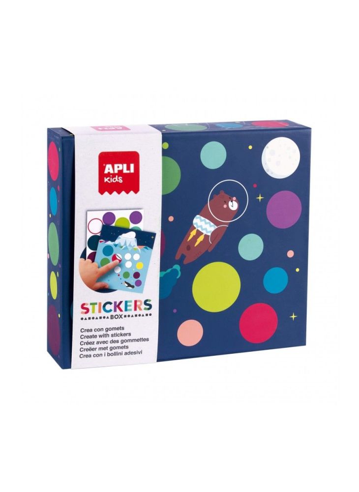 B. Stckers Box Fly On The Moon