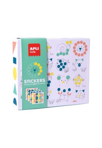 Stickers Box Geometric - Animals