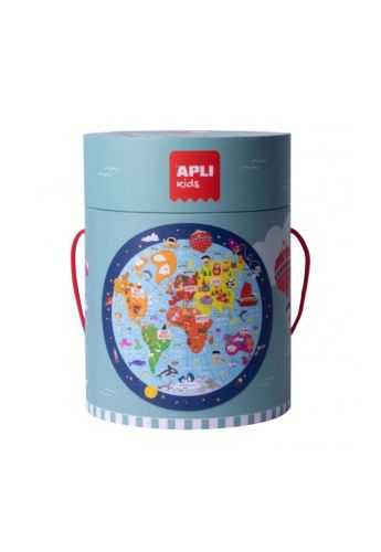 B.Circular Puzzle Worldmap 8U