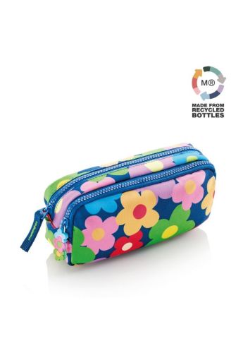 Double Pencil Case Recycl.Flower_Arp