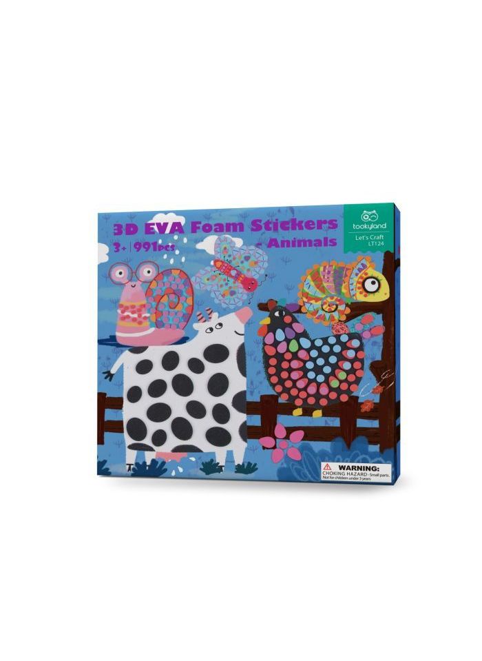 3D Eva Foam Stickers - Animals - LT124