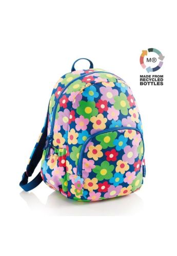 Roma 2-Comp.Backpack Recycl.Flower_Arp