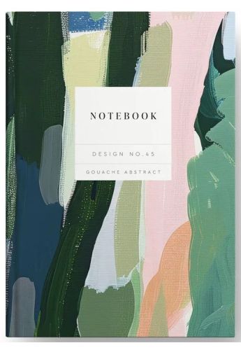 Design No.45 Gouache Abstract Hardback Notebook (11440)