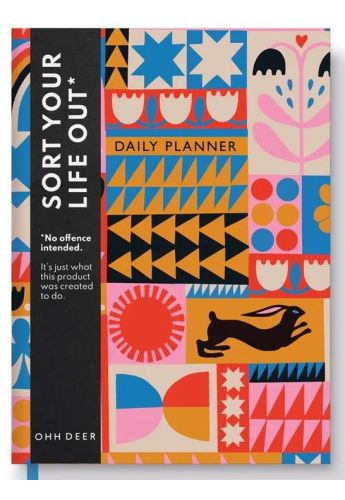 Abstract Patchwork Daily Planner (5781)