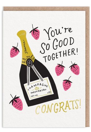 So Good Together Wedding Card (9812)