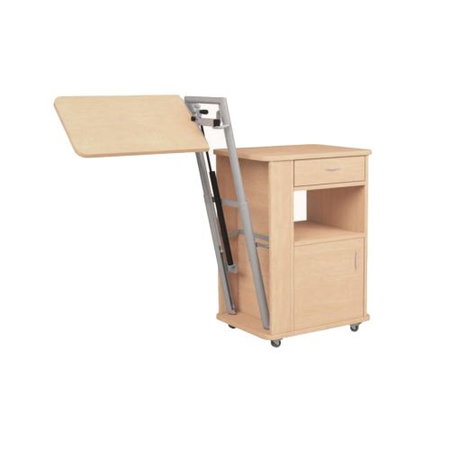 Наткасна со масичка со прилагодлива висина