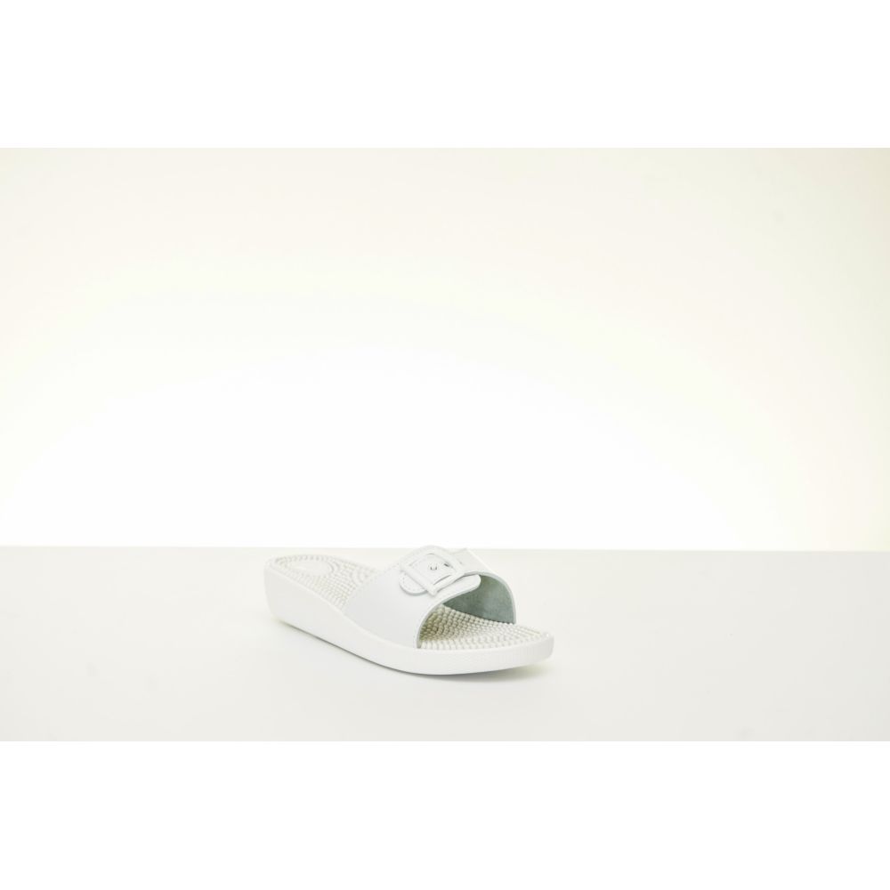 Papuçe anatomike me shtresë për shputë të inkorporuar për masazh