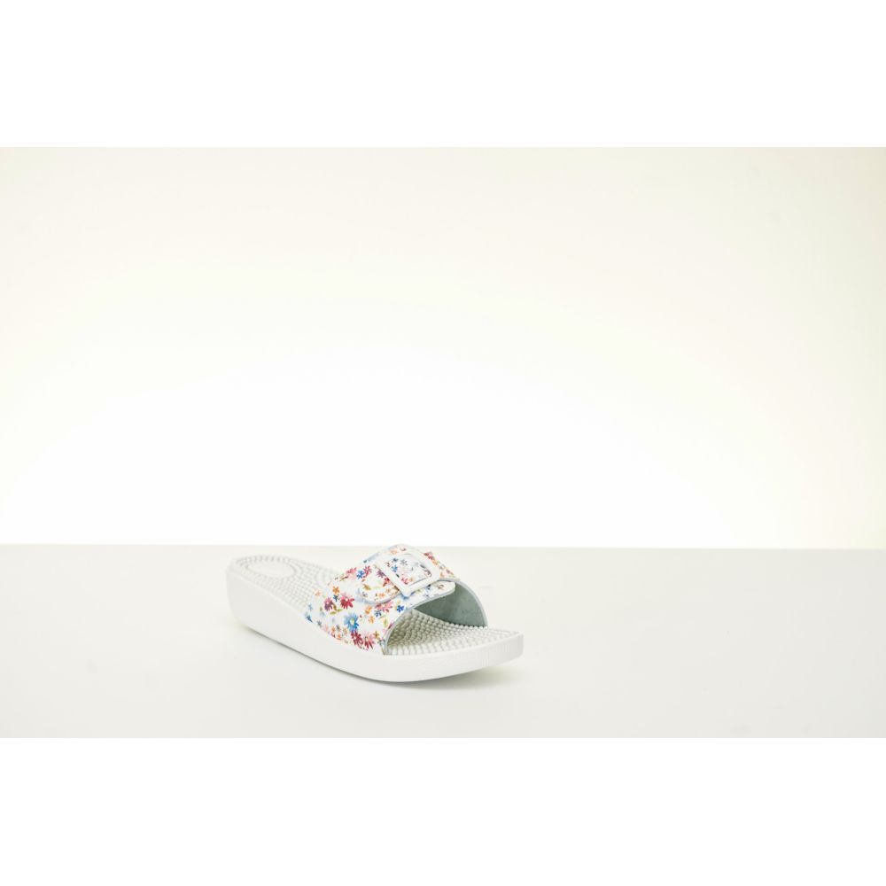 Papuçe anatomike me shtresë për shputë të inkorporuar për masazh