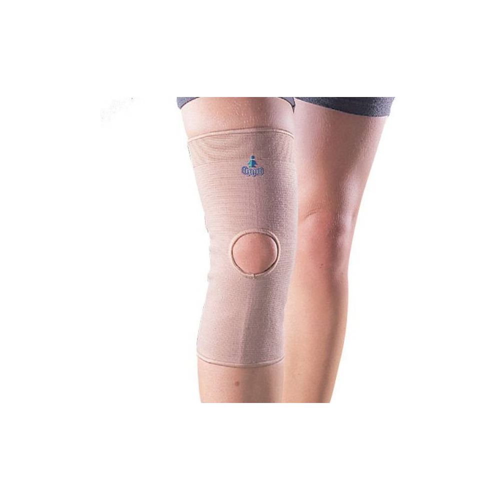 Еластичен стегач за колено со отвор