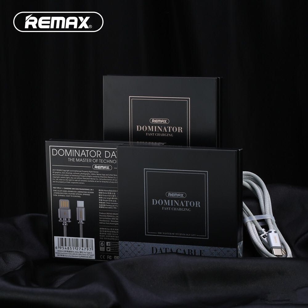 Data Kabel iPhone REMAX Dominator FAST RC-064i black