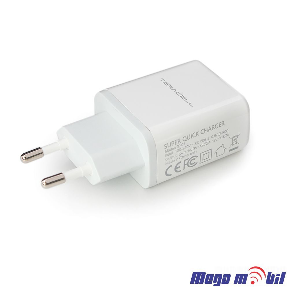 Polnac 220V iPhone Teracell Evolution TC-07 PD 3A white 20W