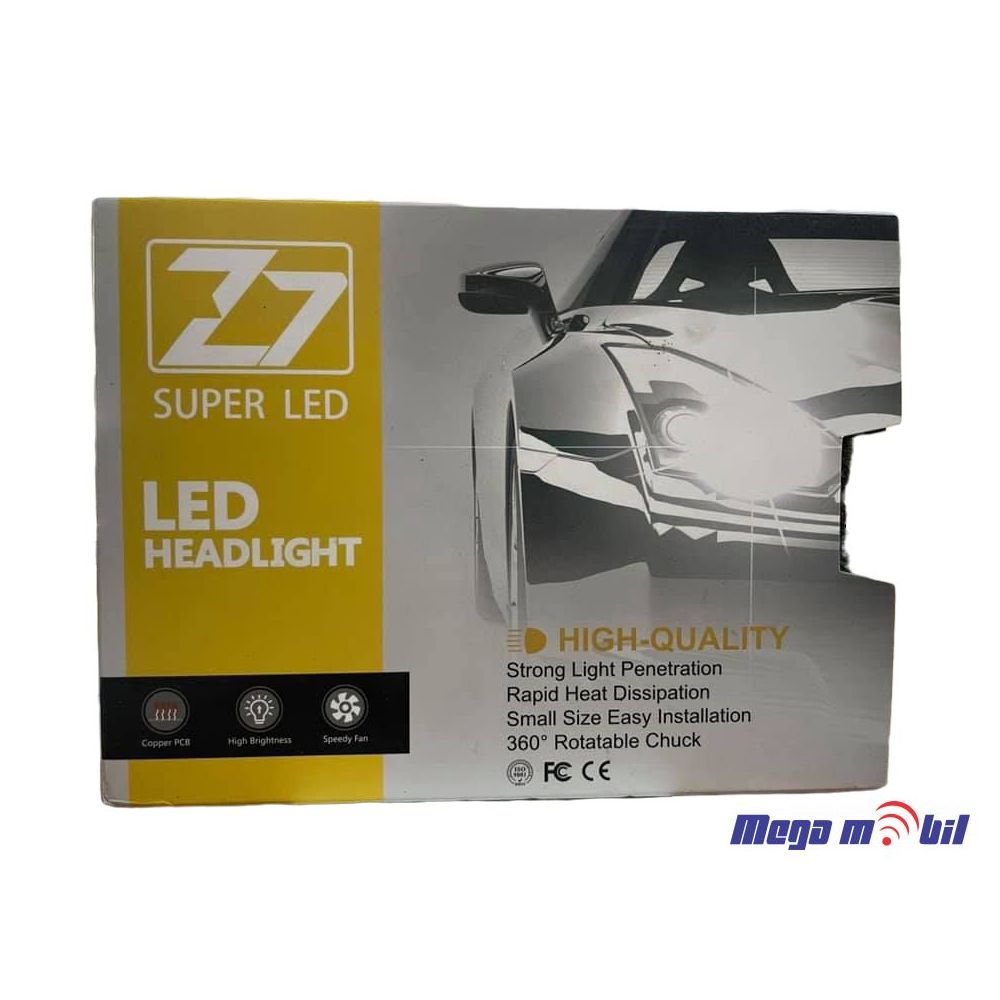 LED HEADLIGHT Z7S H4 45W 6500K High/Low CANBUS 