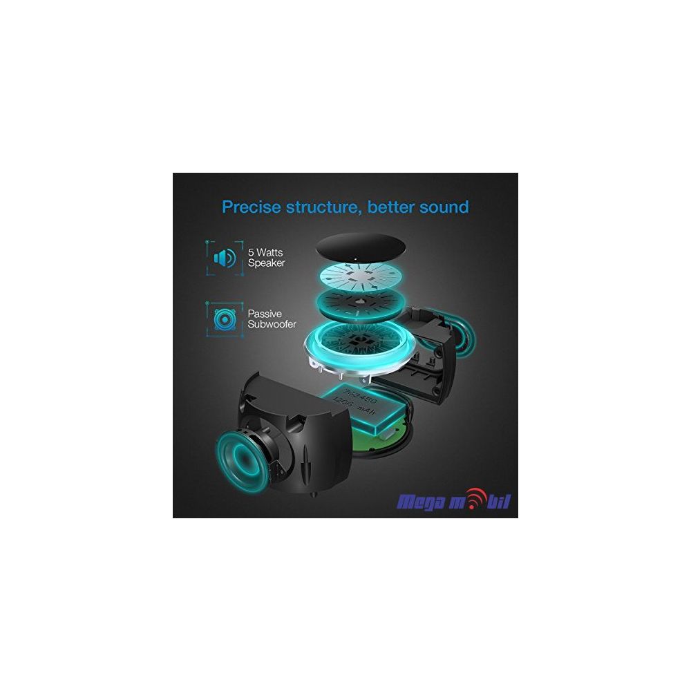 Zvucnik Bluetooth Poweradd Dee-G Mini.