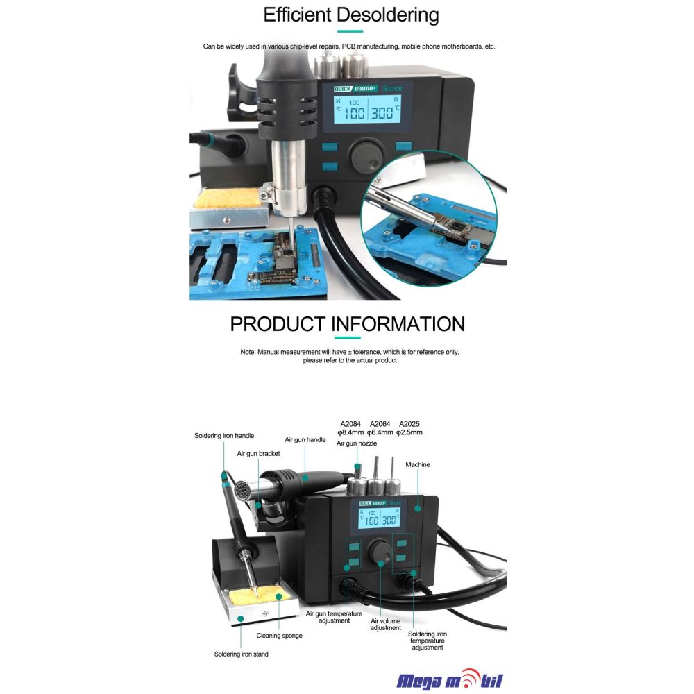 Duvalka so letkum QUICK 8686D+