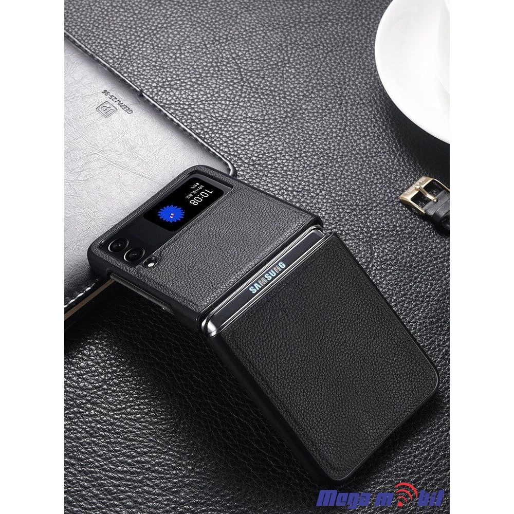 Futrola Samsung Galaxy Z Flip 3 5G Leather brown (predna i zadna)