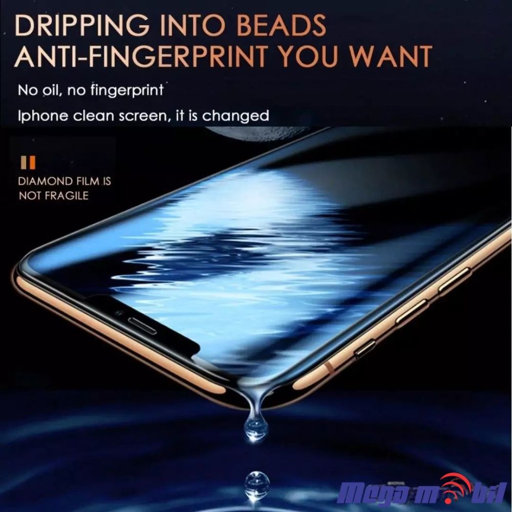 Tempered glass za iPhone 14 Pro Max Golden Armor 5D black
