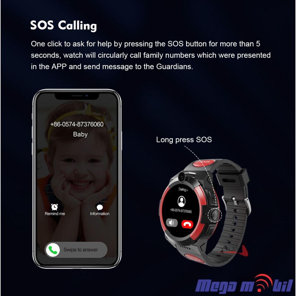 Smart Watch Kids LT32 Red.