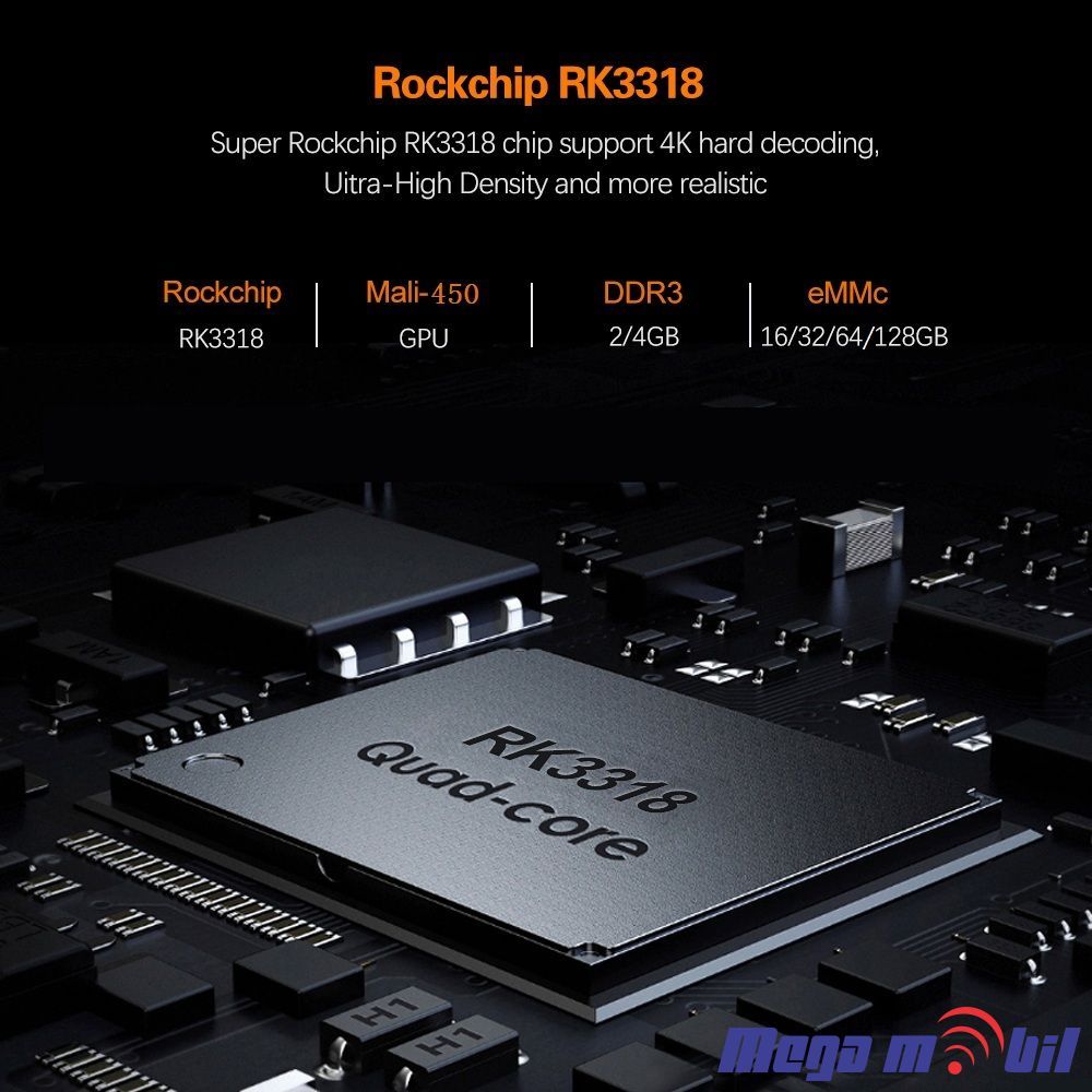 Android TV BOX HK1R 4GB RAM / 32GB ROM 5G+Wi Fi+BT Android 11