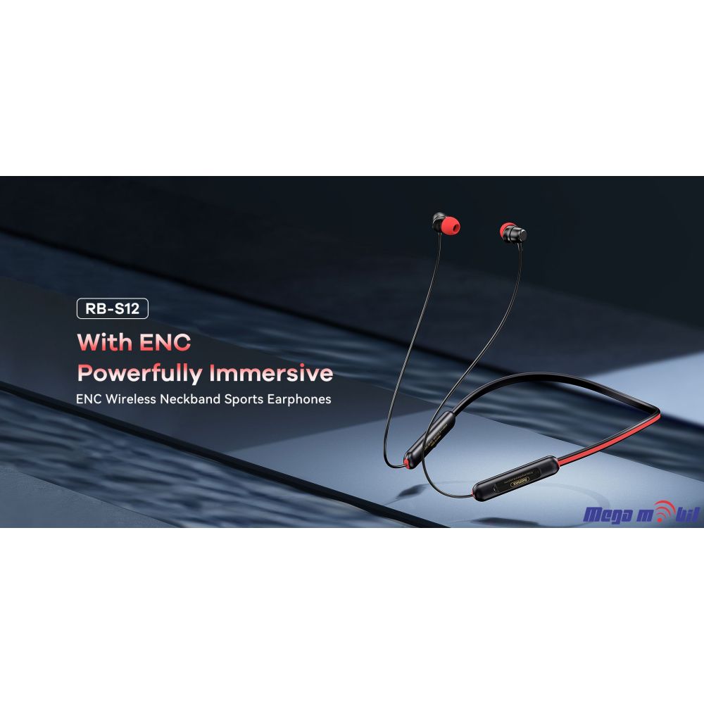 Slusalki Bluetooth REMAX RB-S12 black.