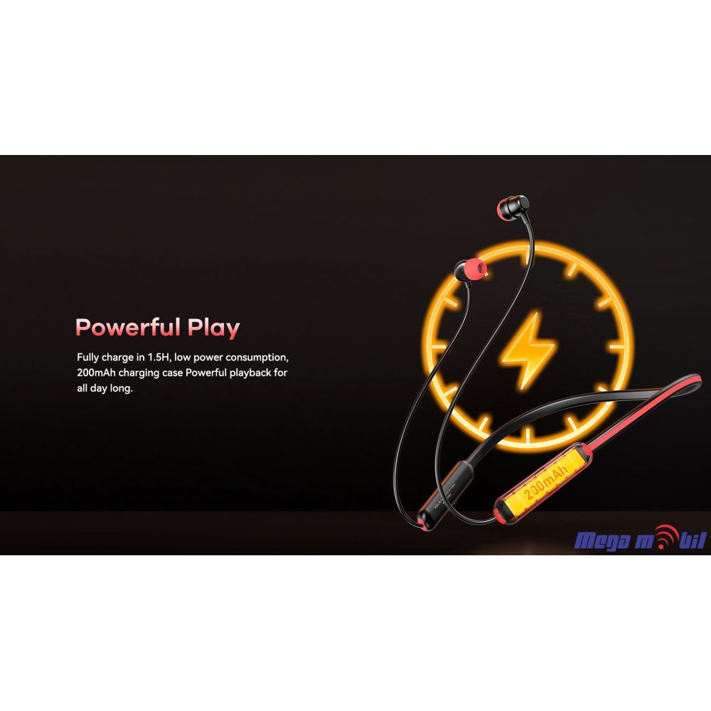 Slusalki Bluetooth REMAX RB-S12 black.