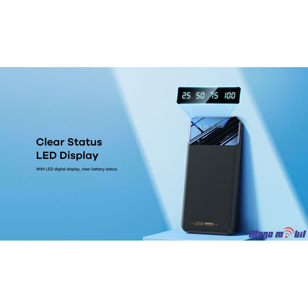 Baterija eksterna 10000mAh REMAX Hunch RPP-502 FAST+PD black