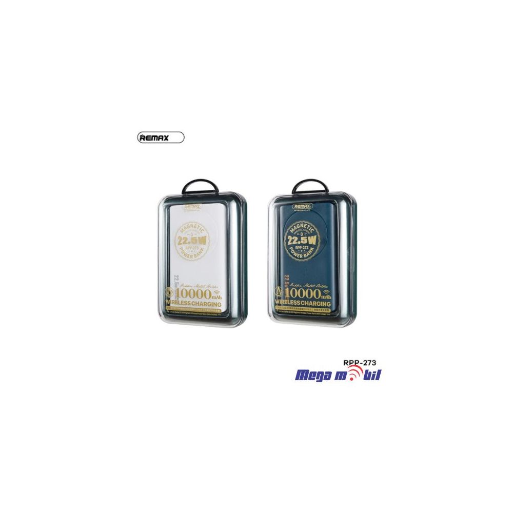 Baterija eksterna 10000mAh REMAX Chiuen RPP-273 Magsafe Wireless FAST+PD white.