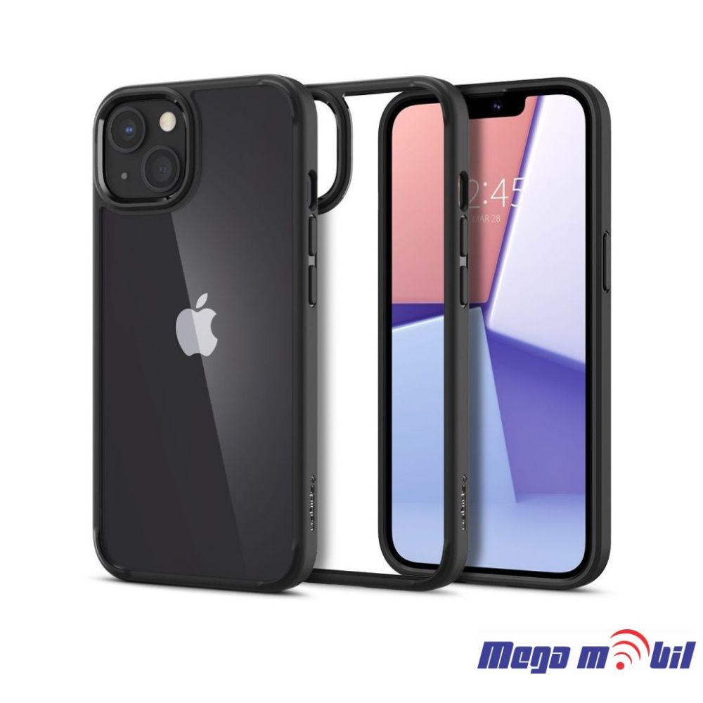 Futrola iPhone 14 Plus Spigen Ultra Hybrid transparent black.